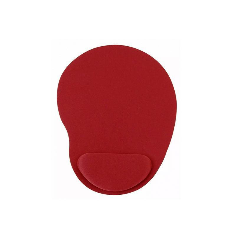 Comfort Mouse Pad with Built In Wrist Support Non Slip Ergonomic Mice Mat - Orange.