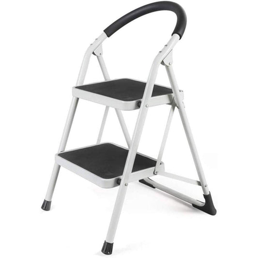 Folding Portable Multi Step Ladder with Handrail Household A Type Iron Ladder.