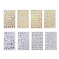 3D Nail Butterfly Design Sticker Decor Decal Holographic Laser Nail Art Sticker - Silver L-01