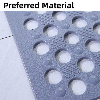 Extra Large Non-Slip Bathroom Mat Anti-Drop Shower Floor Mat Bath Rug Soft Touch - 50-50cm