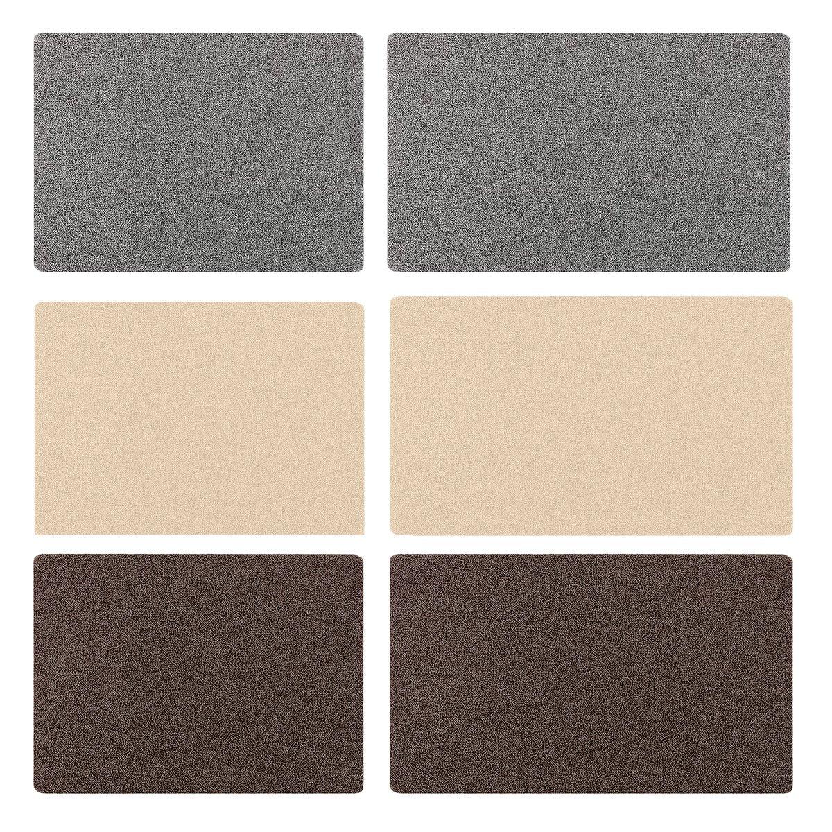 Anti Slip Bathroom Mat Non Slip Shower Floor Mat Quick Dry Soft Comfortable Rug - Grey-45x75cm