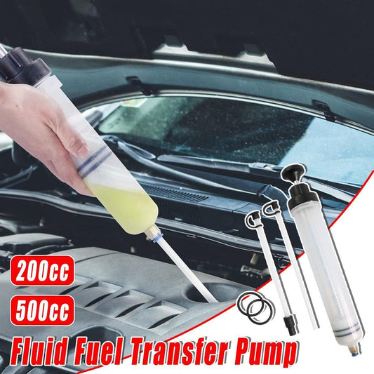 Manual Needle and Barrel Suction Oil Change Tool Pump for Brake Oil Filler - 200cc.