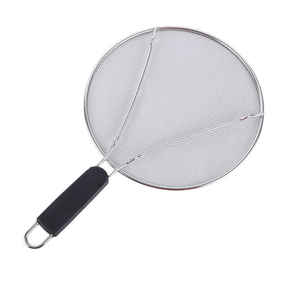 Stainless Steel Mesh Cover Anti Scald Filter Screen Anti Splash Lid For Kitchen - 33cm