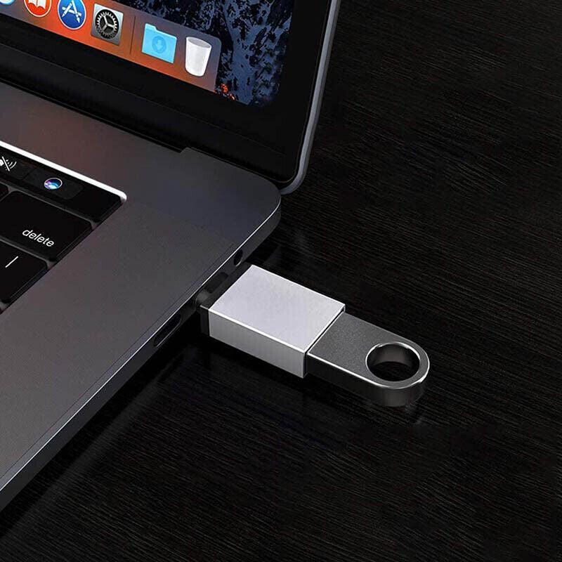 USB Type-C to USB 3.0 Adapter OTG Converter for Phone Tablet Laptop - Gold.