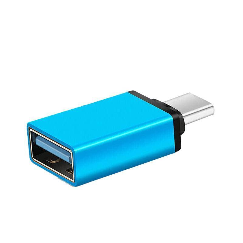USB Type-C to USB 3.0 Adapter OTG Converter for Phone Tablet Laptop - Rose Gold.
