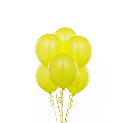 100PCS 10 Inch Latex Balloons Party Decorations Birthday Wedding Balloon Solid Colour - Red