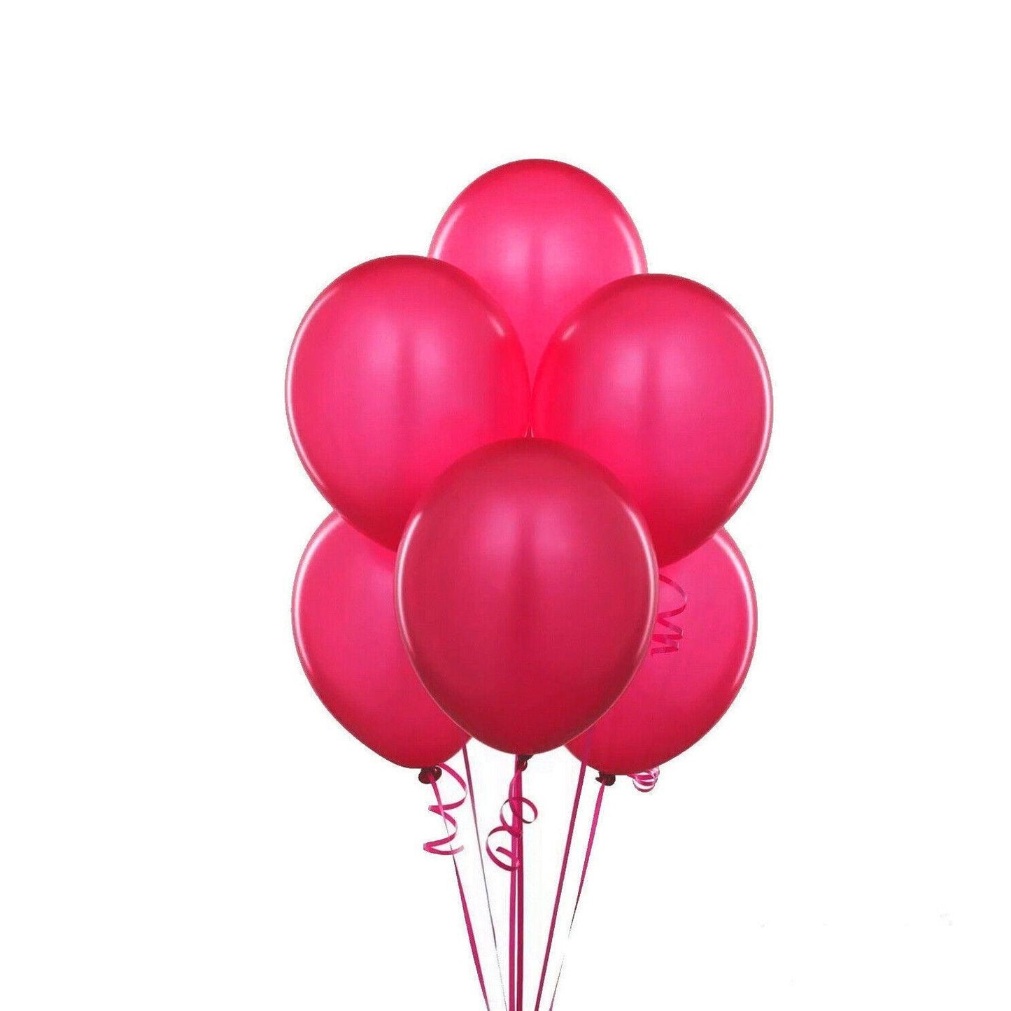 100PCS 10 Inch Latex Balloons Party Decorations Birthday Wedding Balloon Solid Colour - Red