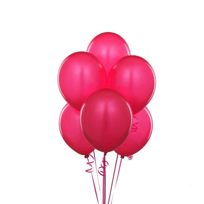 100PCS 10 Inch Latex Balloons Party Decorations Birthday Wedding Balloon Solid Colour - Red