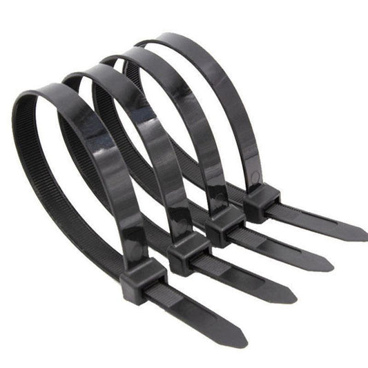 50X Cable Ties Zip Ties Nylon Uv Stabilised Black Cable Tie - 10*500mm White.