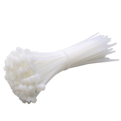 100X Cable Ties Zip Ties Nylon UV Stabilised Bulk White Cable Ties - 10*700mm White.