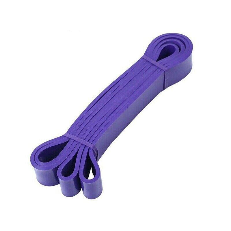 Heavy Duty Resistance Yoga Band Loop Exercise Fitness Workout Band Gym Band - Blue 125-170 lbs (64mm*2080mm).