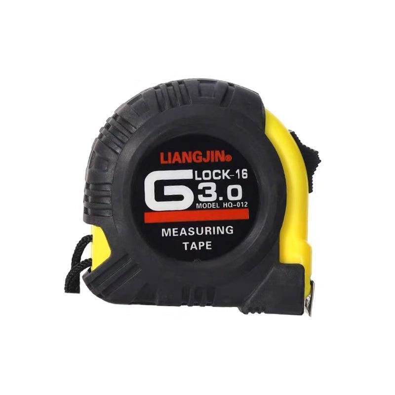 Steel Measuring Tape with Lock Rubber Grip Metric and Inch Ruler 3M 5M 10M - 3M.