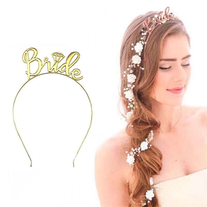 Bride To Be Hen Veil Sash Tiara Hens Night Bridal Shower Kitchen Tea Accessories - Package 6