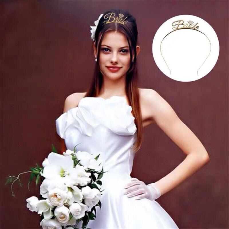 Bride To Be Hen Veil Sash Tiara Hens Night Bridal Shower Kitchen Tea Accessories - Package 6