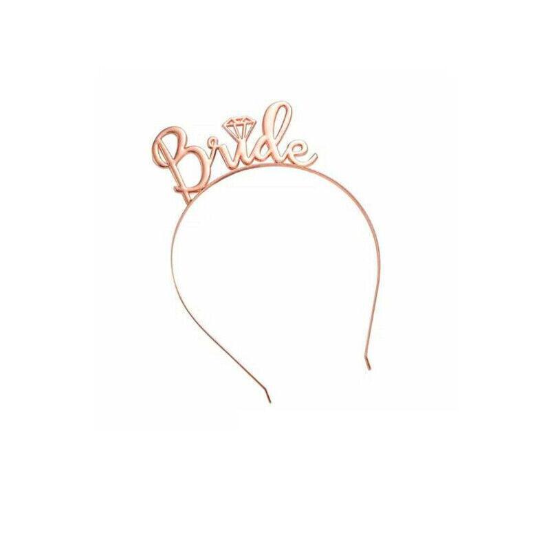 Bride To Be Hen Veil Sash Tiara Hens Night Bridal Shower Kitchen Tea Accessories - Package 6