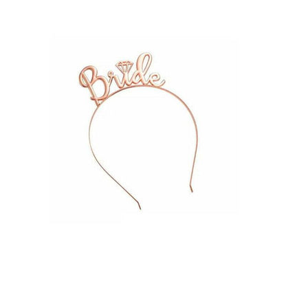 Bride To Be Hen Veil Sash Tiara Hens Night Bridal Shower Kitchen Tea Accessories - Package 6