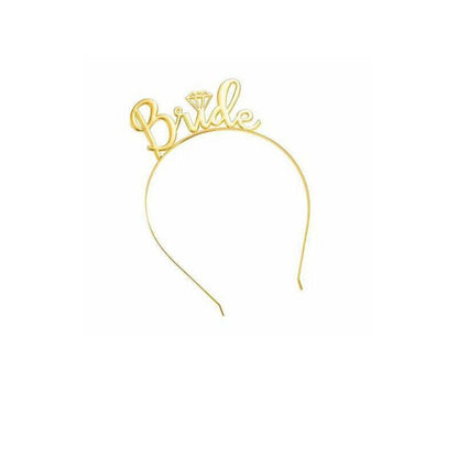 Bride To Be Hen Veil Sash Tiara Hens Night Bridal Shower Kitchen Tea Accessories - Package 6