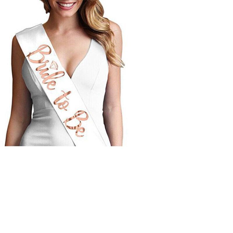 Bride To Be Hen Veil Sash Tiara Hens Night Bridal Shower Kitchen Tea Accessories - Package 6