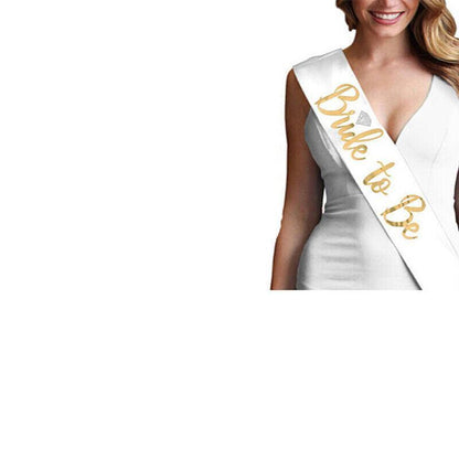Bride To Be Hen Veil Sash Tiara Hens Night Bridal Shower Kitchen Tea Accessories - Package 6