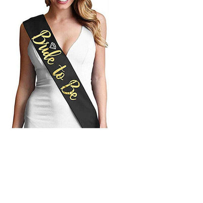 Bride To Be Hen Veil Sash Tiara Hens Night Bridal Shower Kitchen Tea Accessories - Package 6