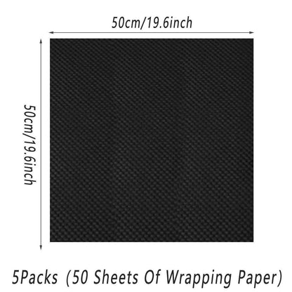 Embossed Paper Convex Flower Wrapping Paper for Floral Shop and Flower Wrapping - White
