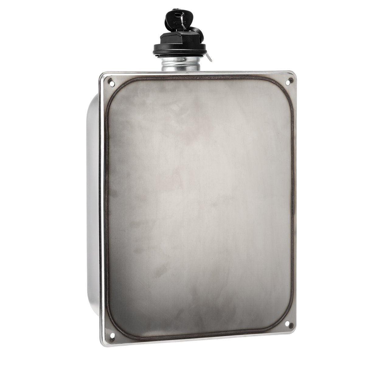 7L Stainless Steel Auxiliary Fuel Tank for Diesel Air Parking Heater with Lock.