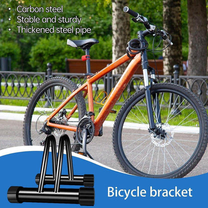 Parking Floor Bike Rack Bicycle Storage Steel Holder Portable Cycling Bike Stand.