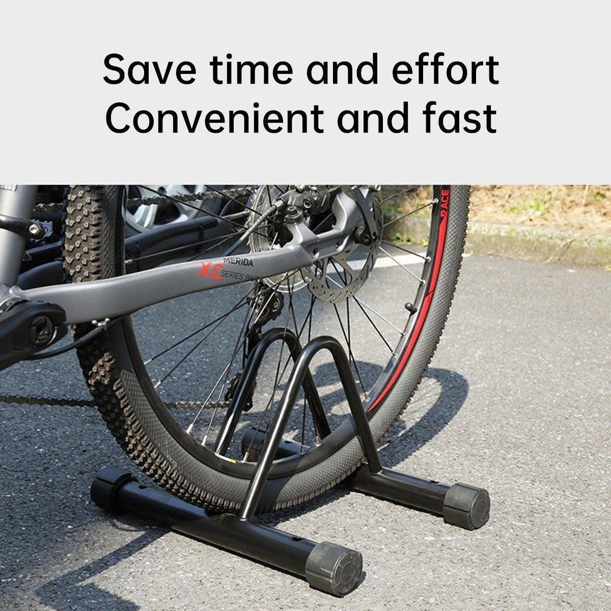 Parking Floor Bike Rack Bicycle Storage Steel Holder Portable Cycling Bike Stand.