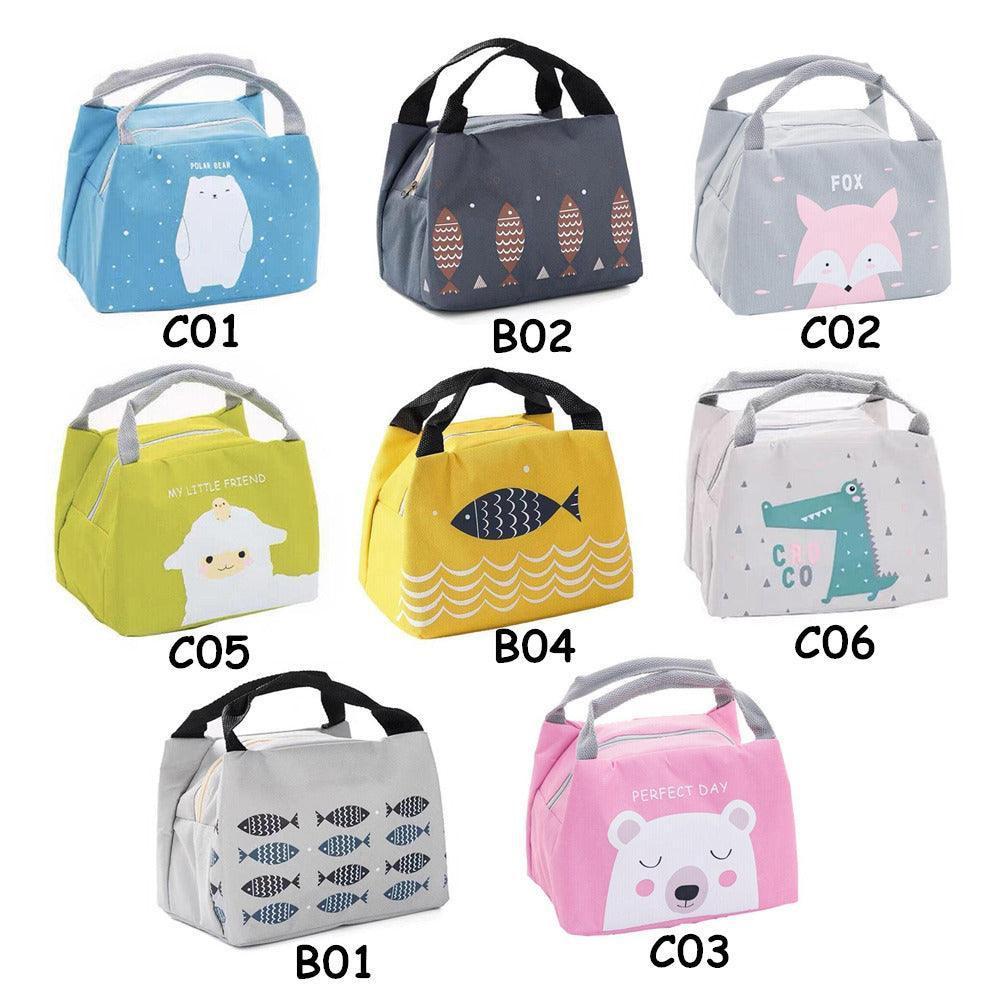 Portable Insulated Thermal Lunch Box Carry Tote Picnic Case Storage Bag 21x17x15cm - C02 (21x17x15cm).