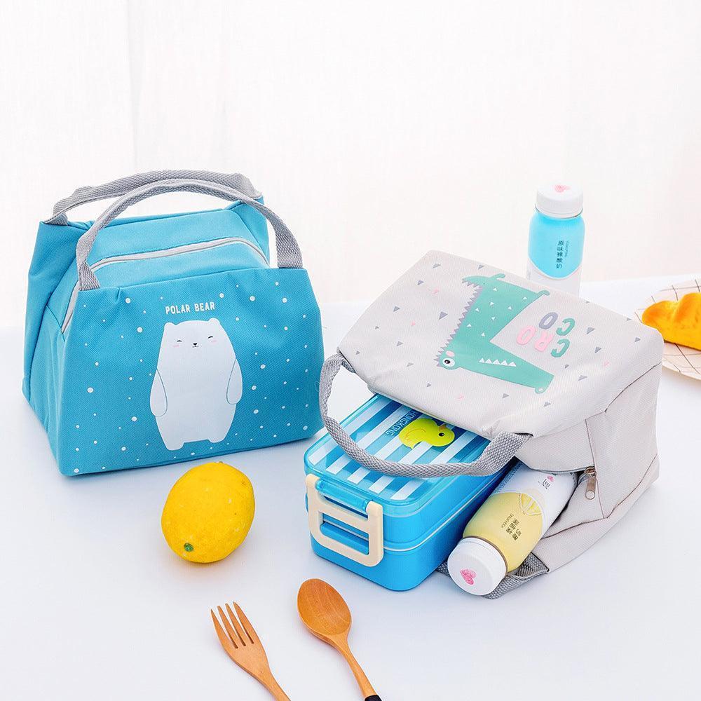 Portable Insulated Thermal Lunch Box Carry Tote Picnic Case Storage Bag 21x17x15cm - C02 (21x17x15cm).