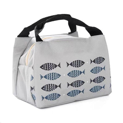 Portable Insulated Thermal Lunch Box Carry Tote Picnic Case Storage Bag 21x17x15cm - C02 (21x17x15cm).