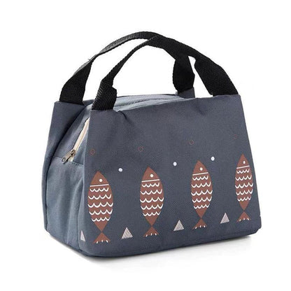 Portable Insulated Thermal Lunch Box Carry Tote Picnic Case Storage Bag 21x17x15cm - C02 (21x17x15cm).