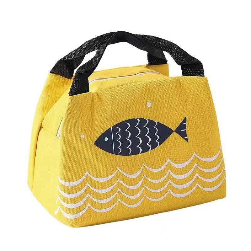 Portable Insulated Thermal Lunch Box Carry Tote Picnic Case Storage Bag 21x17x15cm - C02 (21x17x15cm).