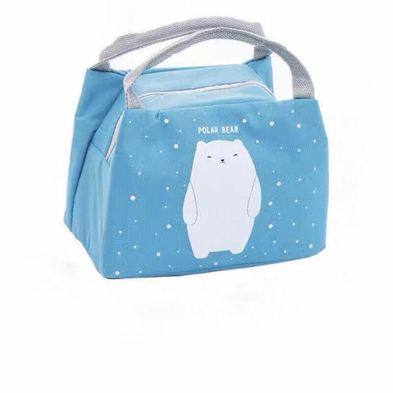 Portable Insulated Thermal Lunch Box Carry Tote Picnic Case Storage Bag 21x17x15cm - C02 (21x17x15cm).