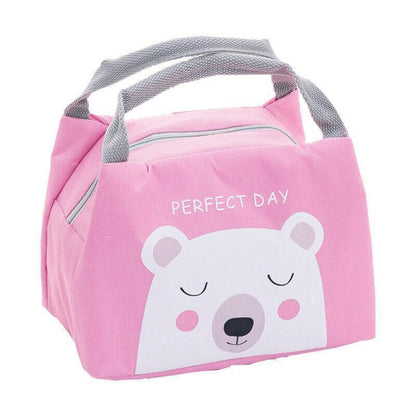Portable Insulated Thermal Lunch Box Carry Tote Picnic Case Storage Bag 21x17x15cm - C02 (21x17x15cm).