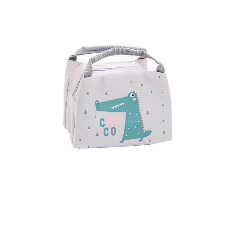 Portable Insulated Thermal Lunch Box Carry Tote Picnic Case Storage Bag 21x17x15cm - C02 (21x17x15cm).