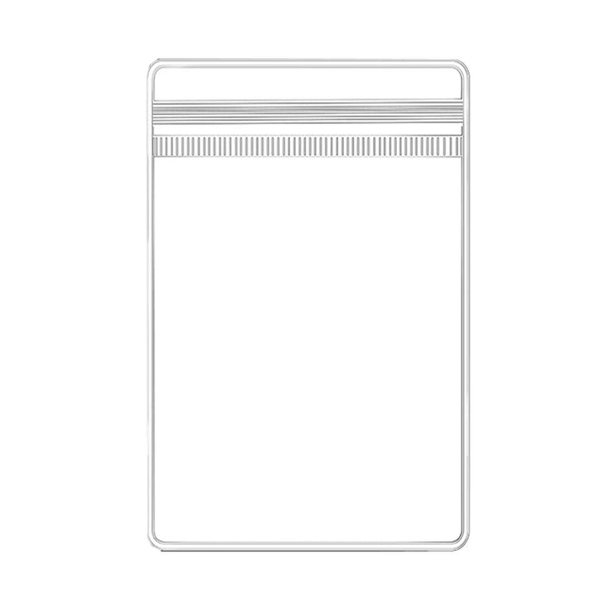 100pcs PVC Self-Sealing Jewelry Bags Anti-Oxidation Storage Dustproof Bags - 11*11cm.