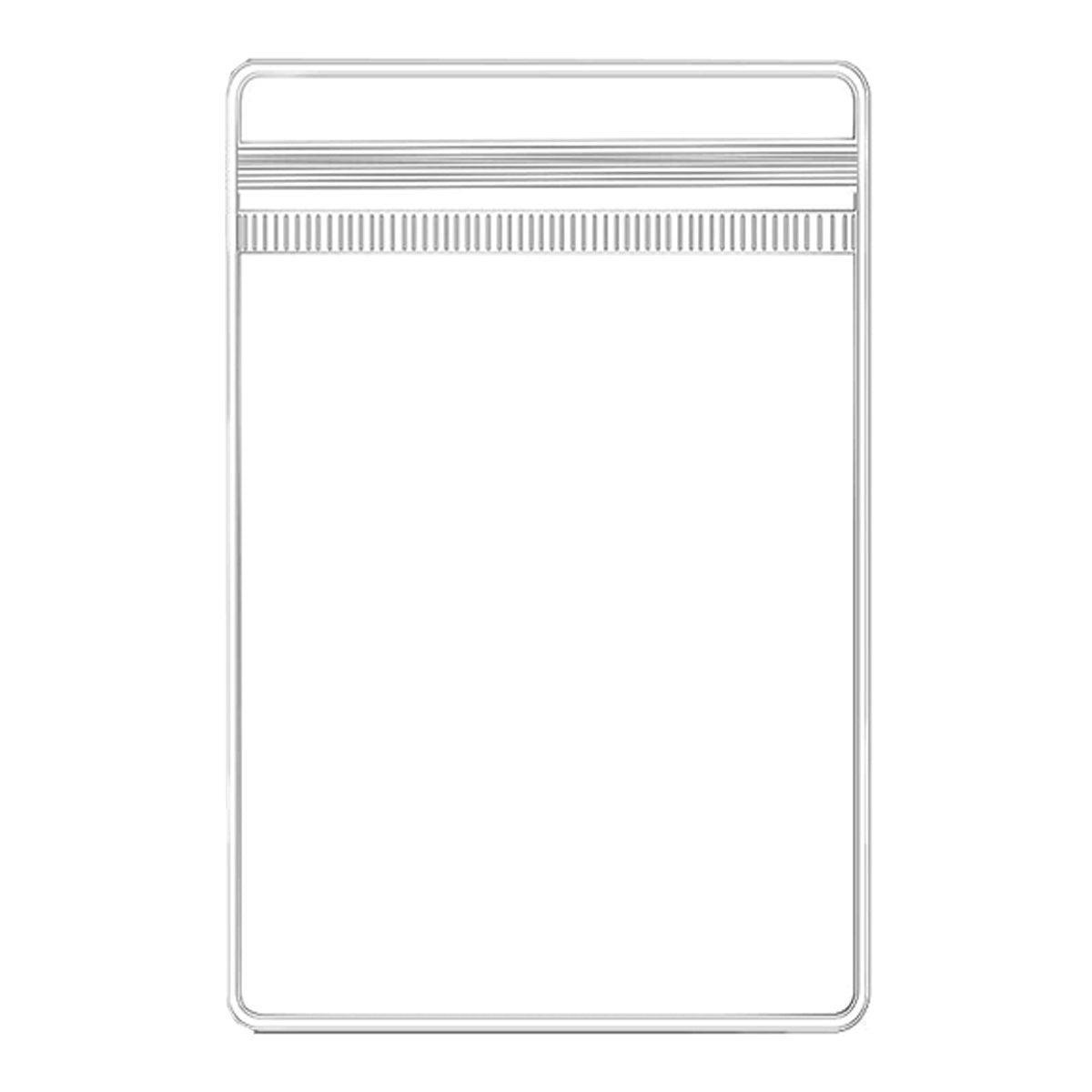 100pcs PVC Self-Sealing Jewelry Bags Anti-Oxidation Storage Dustproof Bags - 11*11cm.