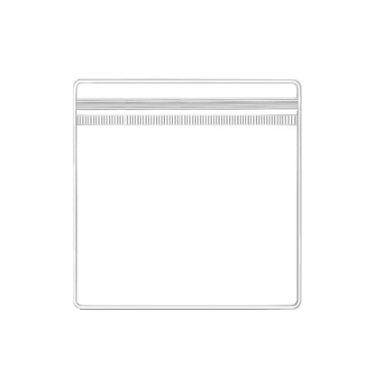 100pcs PVC Self-Sealing Jewelry Bags Anti-Oxidation Storage Dustproof Bags - 11*11cm.