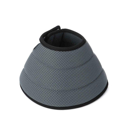 Elizabethan Collar Anti Licking Biting Pet Collar for Cats and Dogs Recovery Use - Grey-Size2