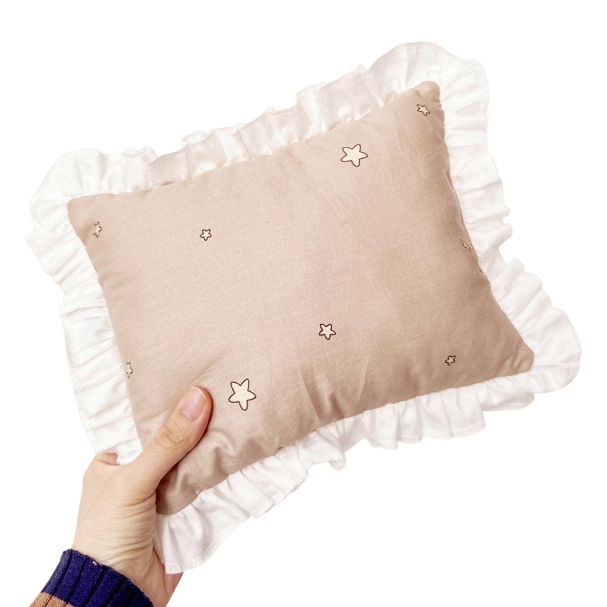 Lace Cat Pillow Soft Pet Cushion for Sleeping Comfortable Kitty Bed Cushion - White Moon