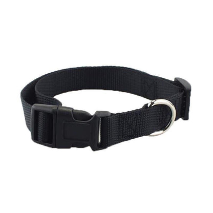 XS Size Dog Puppy Pet Collar Adjustable Nylon Toy Pink Blue Red Black - Blue