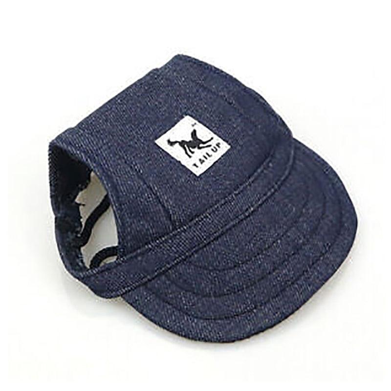 Dog Baseball Cap Outdoor Pet Sun Hat Summer Canvas Visor Puppy S Size - Flower