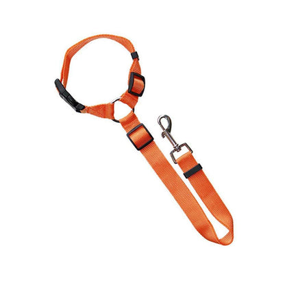 Adjustable Pet Dog Car Clip Lead Harness Strap for Vehicle Travel Restraint Use - Black