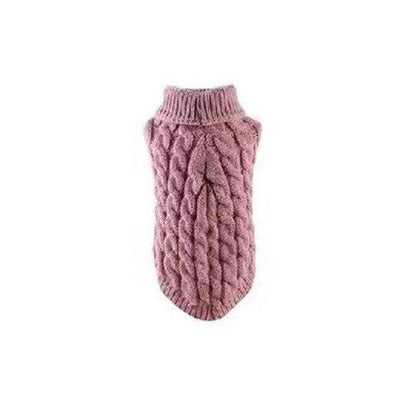 Puppy Dog Jumper Winter Warm Knitted Sweater Pet Clothes Small Dogs Coat Thermal M Size - Blue