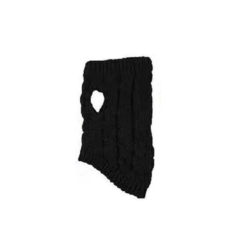 Puppy Dog Jumper Winter Warm Knitted Sweater Pet Clothes Small Dogs Coat Thermal L Size - Grey