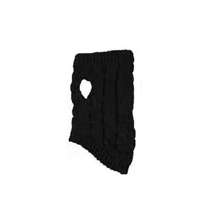 Puppy Dog Jumper Winter Warm Knitted Sweater Pet Clothes Small Dogs Coat Thermal L Size - Grey