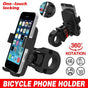 360 Degree Rotation Phone Holder Handlebar Mount for Motorcycle and Bicycle.