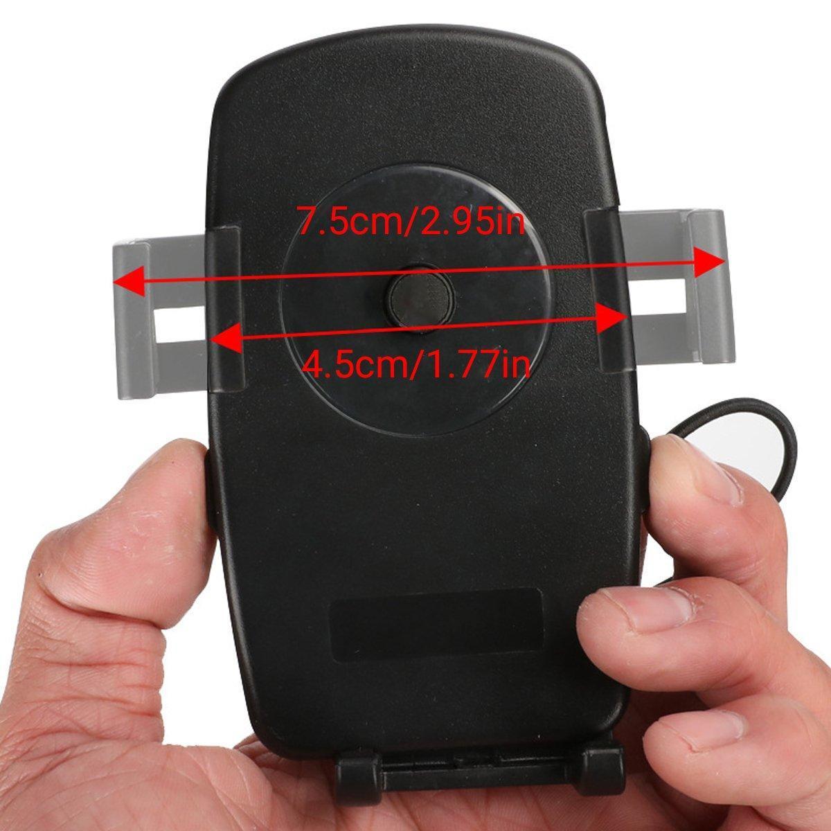 360 Degree Rotation Phone Holder Handlebar Mount for Motorcycle and Bicycle.