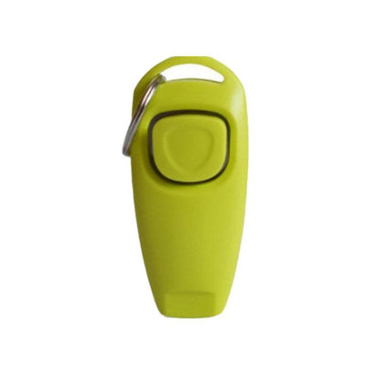 Dog Whistle and Clicker Set for Training Stop Barking Obedience Tool Combo - Pink